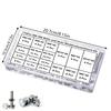 176pcs Stainless Steel M6, M8, M10 Bolts and Nuts Set with Washers - Heavy Duty Industrial Fasteners