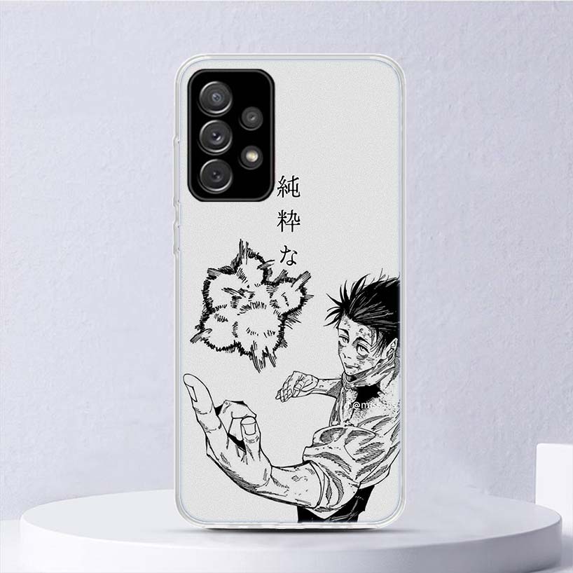 Kaisen J-Jujutsu Yuta Okkotsu Soft Case For Samsung Galaxy A52 A42 A32 A22 A12 A02S Phone Cover A50 A51 A70 A71 A41 A31 A21S A40