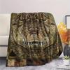 1PC Animals Print Flannel Blanket, High Quality Comfortable for All Seasons, Home Decor, Warmth and Comfort, Perfect for Christmas Gifts