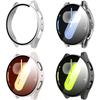 Case for Samsung Galaxy Watch 4/5/6/7 44mm 40mm Accessories Full Screen Protector Tempered Glass PC Bumper Cover Galaxy Watch 7