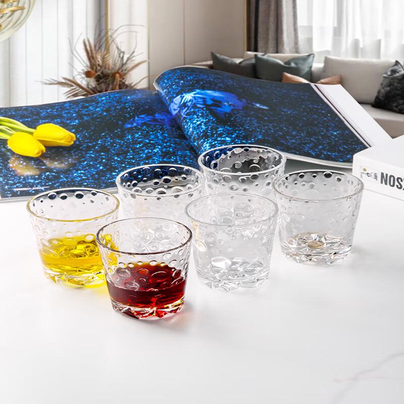 Graverat Kristall Whiskeyglas Set (6-pack)