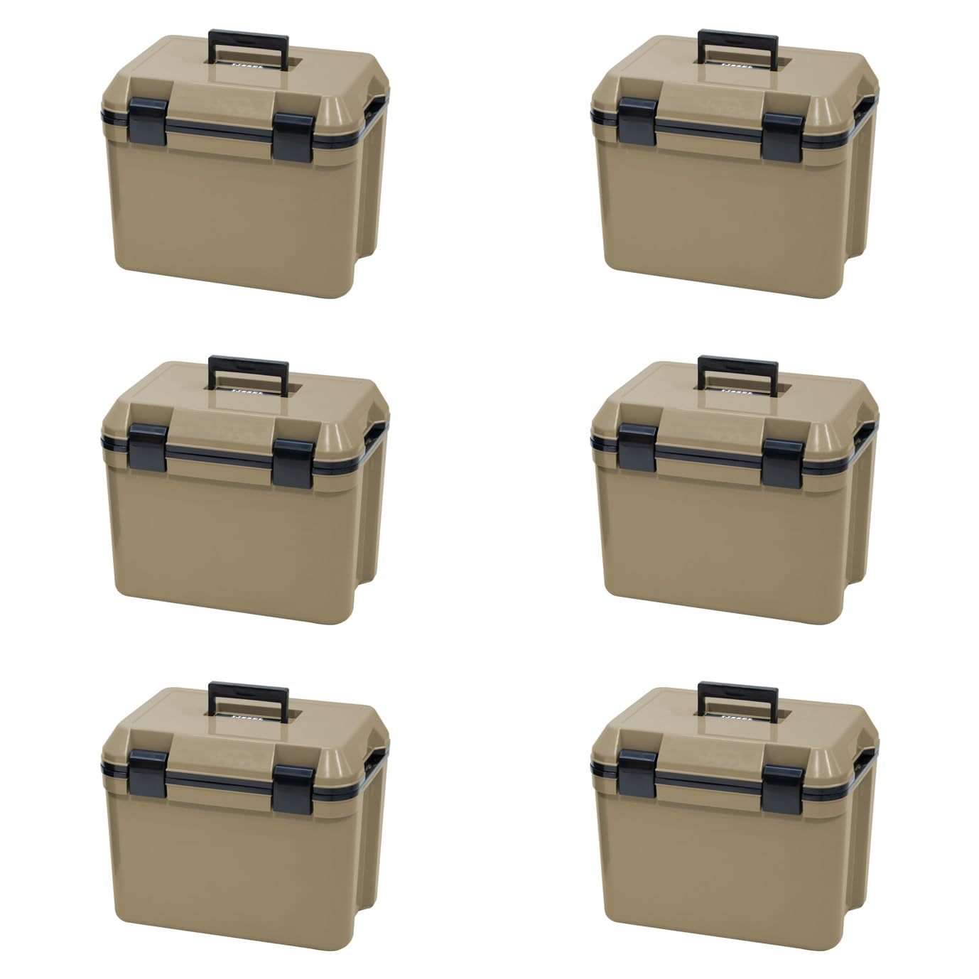 

JEJ Astage Cooler Box Isel 25 S Beige Cold Insulation Lightweight Lunch Box Club Activities Outdoor Outing Leisure Sports Set of 6 ISL-25SB
