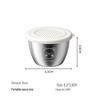 304 Stainless Steel Mini Dipping Sauce Bowl - Korean Style for Soy Sauce, Vinegar, Ketchup, and BBQ