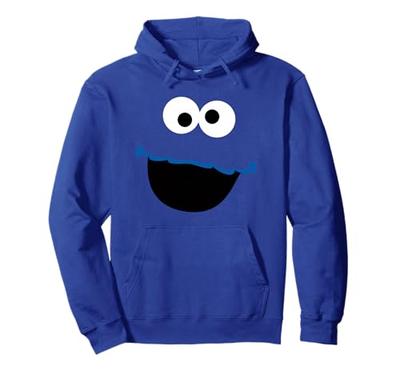 Sesamstraße Krümelmonster Gesicht Hoodie