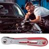 Pocket Sized Ratchet Wrench 36T High Torques Design Slip Resistant Handle Ratcheting Screwdriver Carbon Steel Build