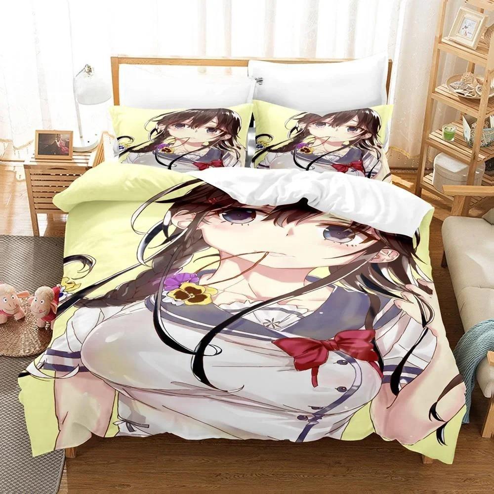 Anime Ore O Suki Nano Wa Omae Dake Kayo Bedding Set Single Twin Full Queen King Size Bed Set Adult Kid Bedroom Duvetcover Sets
