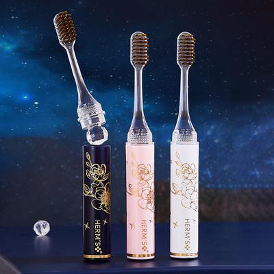 1/3Pcs Lipstick Shaped Toothbrush Portable Detachable Cleaning Teeth Ultra Soft Oral Care Gift