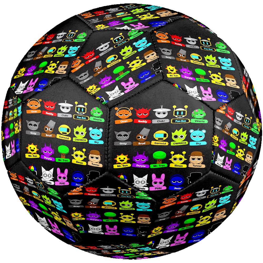 Sprunki Theme Size 5 Soccer Ball, Suitable for Both Indoor and Outdoor Matches, a Gift Suitable for Everyone.
