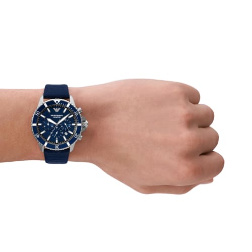 Emporio Armani WORLD EXPLORER AR11588 Men's Watch, Blue