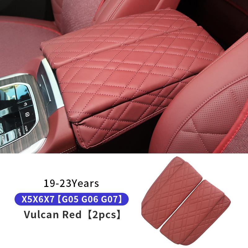 

For BMW X5 X6 X7 G05 G06 G07 LHD Car Armrest Box Cover PU Leather Center Console Protector Cushion Pad Auto Interior Accessories