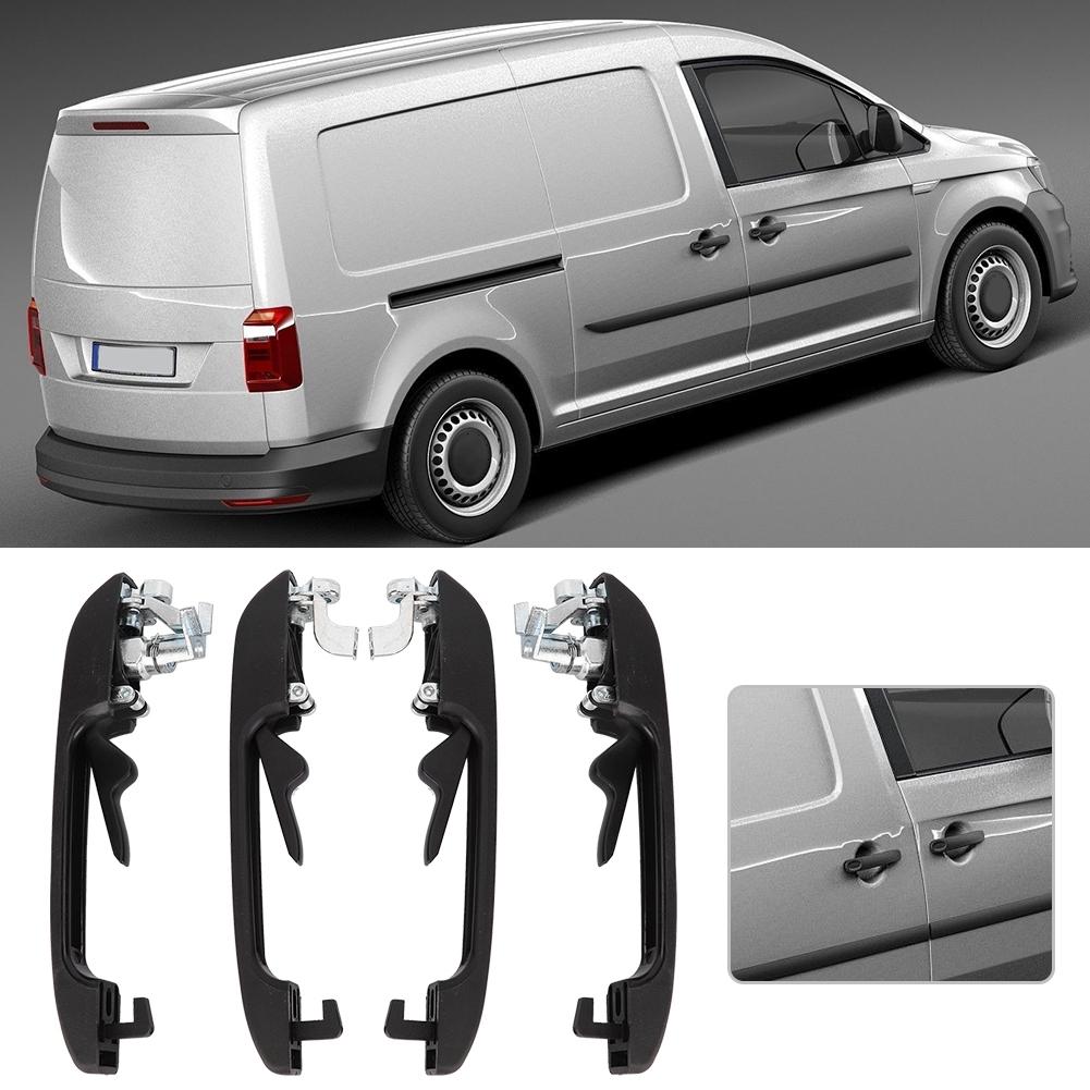4PCS Car Front Rear Left Right Exterior Door Handle with Keys Fit for Golf MK1 MK2