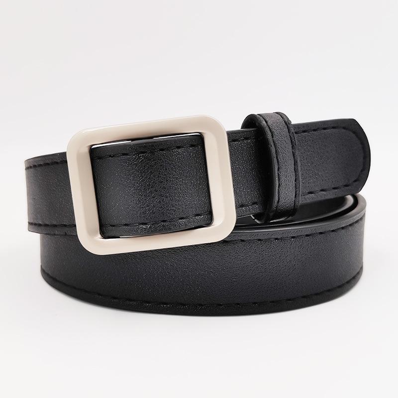 Women's Belt Simple Needle-free and Unpunched Student Casual Decorative Belt