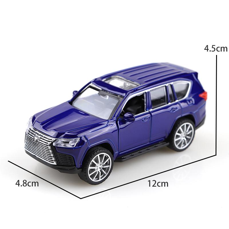 (Eingetütet)1:36 Legierung SUV Modell Lx570 Modell Simulation Geländewagen Pull-Back-Auto Ornamente Sammlung Spielzeug Für Jungen Kinder