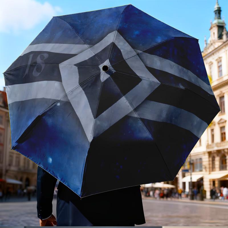 Hsv Stadium Lights Mini Five-Fold Lightweight Umbrella, Eight-Bone Frame, for Home Travel and Outdoor Use in Any Season Fan Gifts