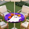 Outdoor Round Table Cover With Umbrella Hole Waterproof Elastic Edge Patio Garden Deck