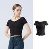 Women's Summer Short Sleeve Dance Practice Top
