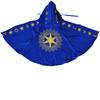 Children Halloween Wizard Blue Cape Costume Cosplay Party Prop Role Play Clothes