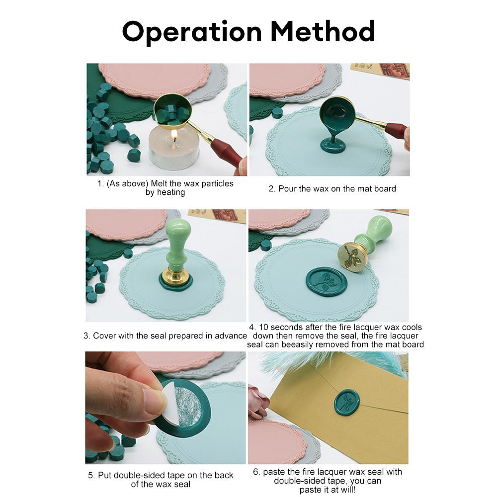 1 peça Almofada de Cera de Vedação de Silicone Molde Laca de Fogo Selo de Cera Almofada de Impressão para DIY Casamento Aniversário Festa Presentes Cartões de Convite