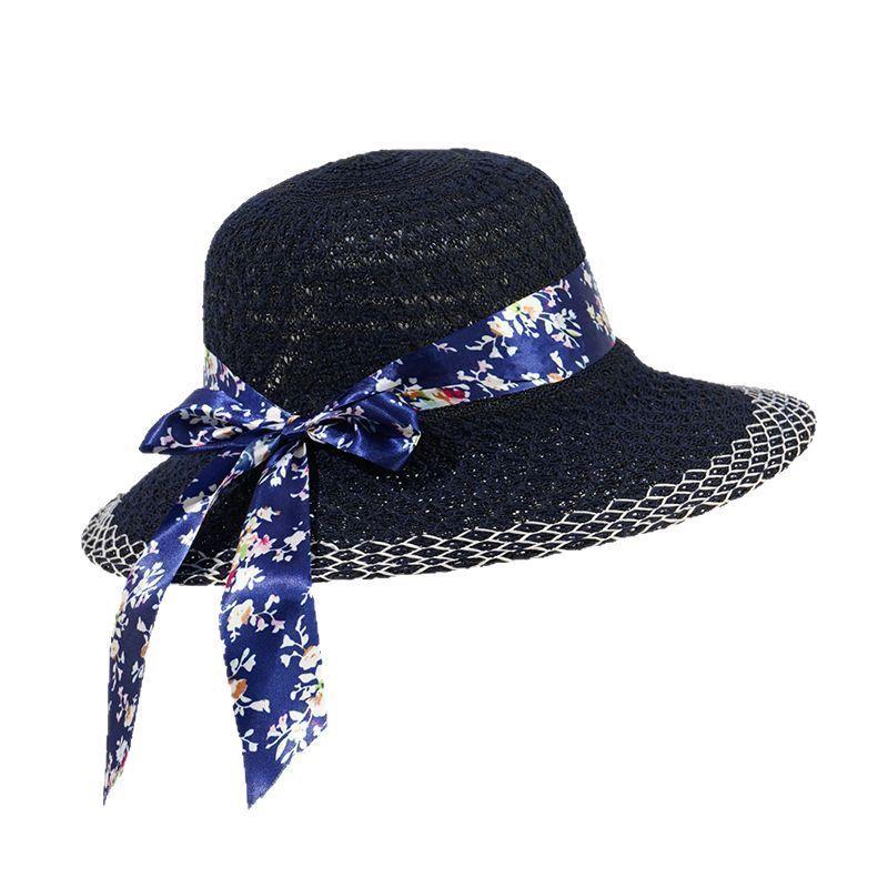 Summer Straw Sun Hat With Large Brim And Breathable Cotton For Women Sun Protection