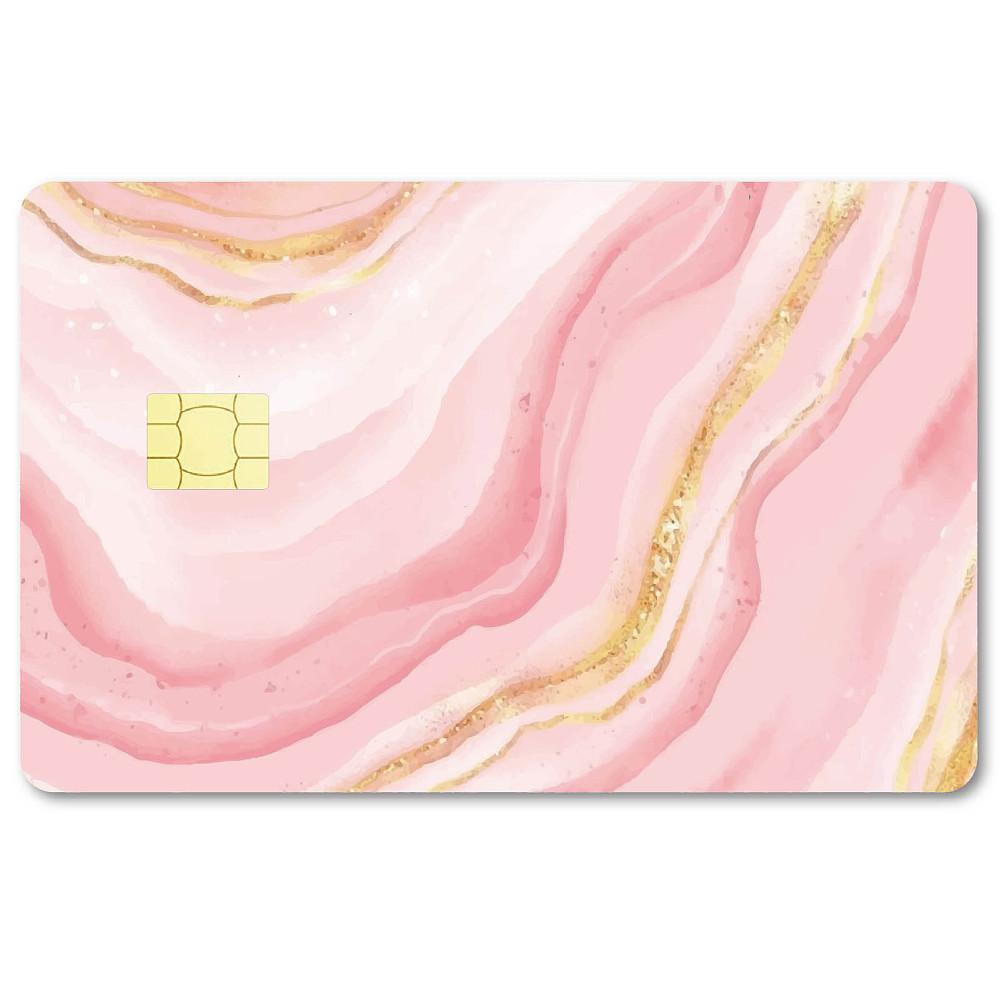 PVC Plastic Waterproof Card Stickers Self-adhesion Card Skin for Bank Card Decor Rectangle Others 186.3x137.3mm