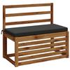 2 piece bench cushion set SOEST 2 pcs 100percent  polyester anthracite