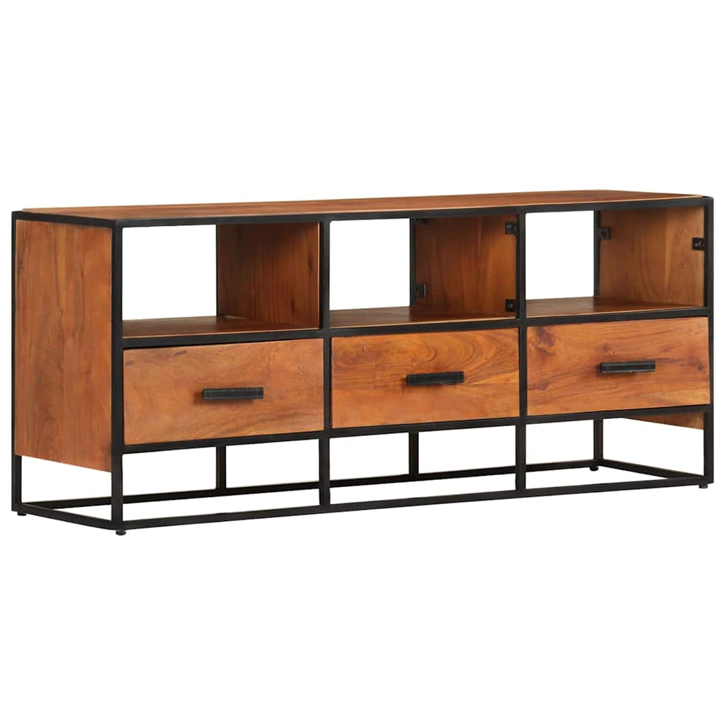 TV Cabinet 110 X 30 X 45 Cm Solid Acacia Wood