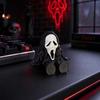 Flexible Halloween Figurine, 3D Printed Mini Grim Reaper/Ghost Statue with Movable Joints, Collectible Gothic Ornaments for Shelf, Desk, Home Decor