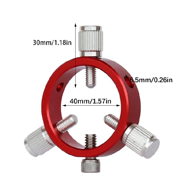 Telescope Accessory for Astrophotography Guiding Scope Rings Set for Telescope Tube Diameter or Finders 20mm to 40mm