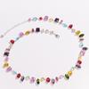 Colorful Zircon Necklace Bracelet Eariings Zircon Fashion Jewelry Accessory  Evening Dinner