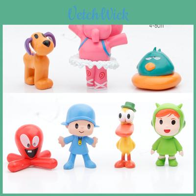 Adorable 7pcs Pocoyo Action Figures Zinkia Miniatures Perfect For Cake Decoration
