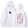 Asta Printed Hoodies Manga Fashion Hooded Tops Men Women Clothing Long Sleeves Casual Fleece Loose