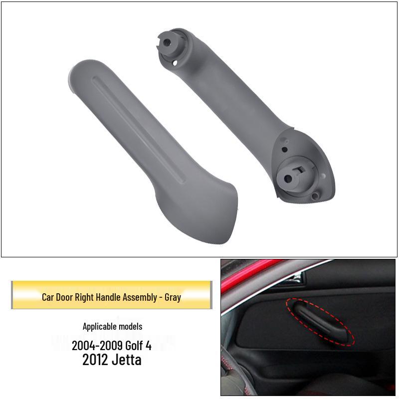 Kompatybilna wewnętrzna klamka i ramka przełącznika podłokietnika do 4-drzwiowego Volkswagena Golfa, Jetty, Bory