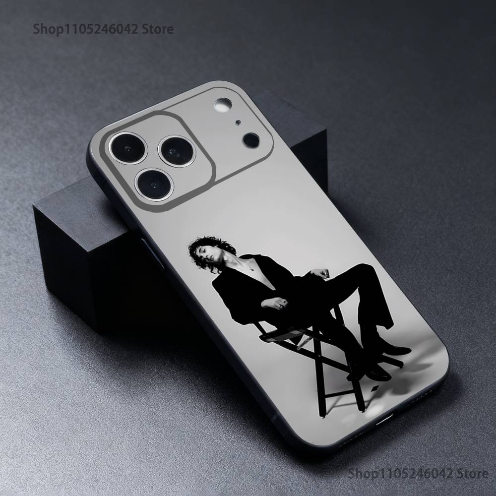 singer S-Sombr Wear-resistant Phone Case For iPhone 17,16,15,14,13,12,11,Pro,XS,Max,XR,Plus,E,SE4,Mini Black Soft Cover