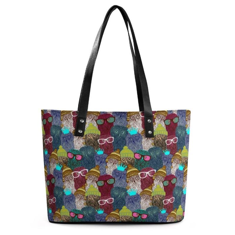 Tote Handbag Shoulder Handbag Large Capacity Trendy Niche Digital Color Printing Tote Bag