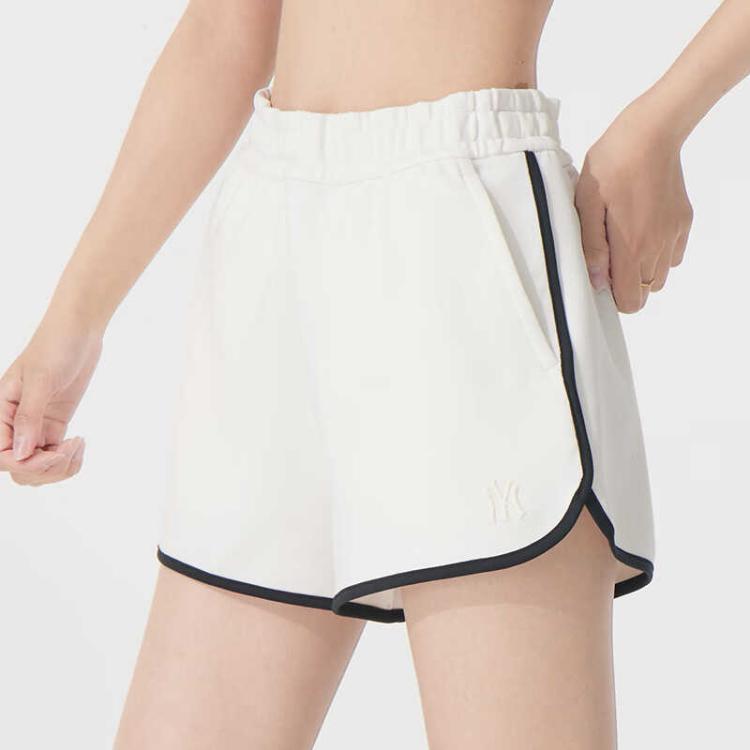 New MLB New York Yankees SS25 Casual Shorts Women's White 3FSPB0453-50IVS