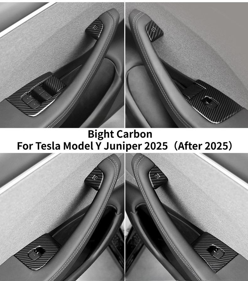 

Car Window Control Panel Protective Patch for Tesla Model Y Juniper 2025 Window Switch Lifting Panel Button Patch Accessories
