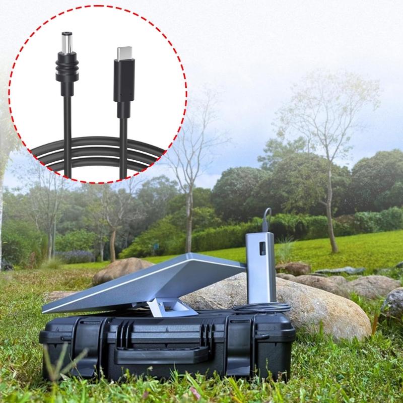 Mini DC5521 To 5.5x2.1mm /Type C Cable With 19OWG Wire And Multiple Length Option For Indoor And Outdoor Use