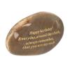Happy Birthday Engraved Rocks Exquisite Compact Portable Paperweight Presents Engraved Rocks with