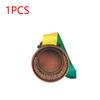 1-10Pcs Award Medals Blank Medal with Color Ribbon Gold Silver Bronze Winner Reward Medal Customized Gift Competitions Souvenir