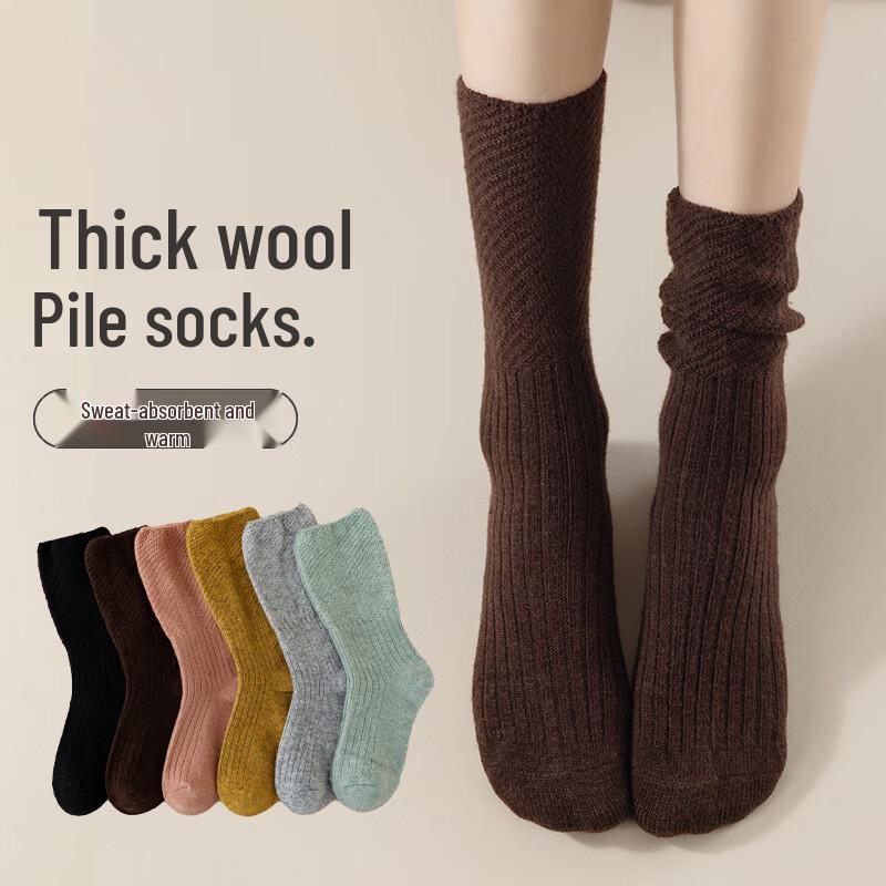 TINSINO Women s Autumn/Winter Wool Slouch Socks