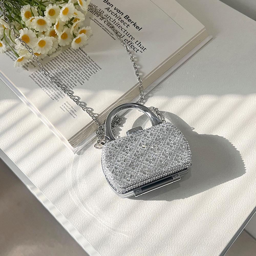 Elegant Evening Clutch Bag Korean Style Mini Banquet Chain Bag Chic Mini Crossbody Bag  Party