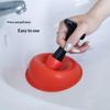 Bathroom Cup Plunger Plunger Plunger Powerful Slip Proof Handle Efficient Small Drain Plunger For Toilet Bathtub Sink