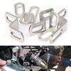 Motorcycle Exhaust Pipe Holder Stainless Steel Z/L-Shaped Exhaust Hanger Muffler Bracket  For Long Lasting Use