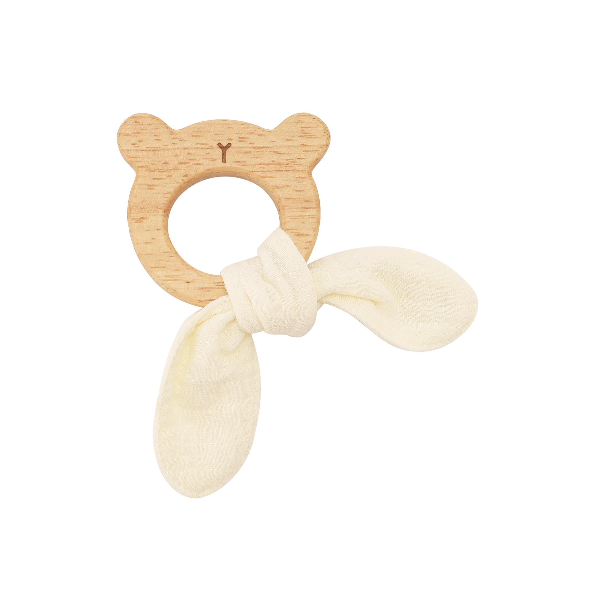 

Afternoon Tea Living HY32 Wooden TeetherTeether, Natural