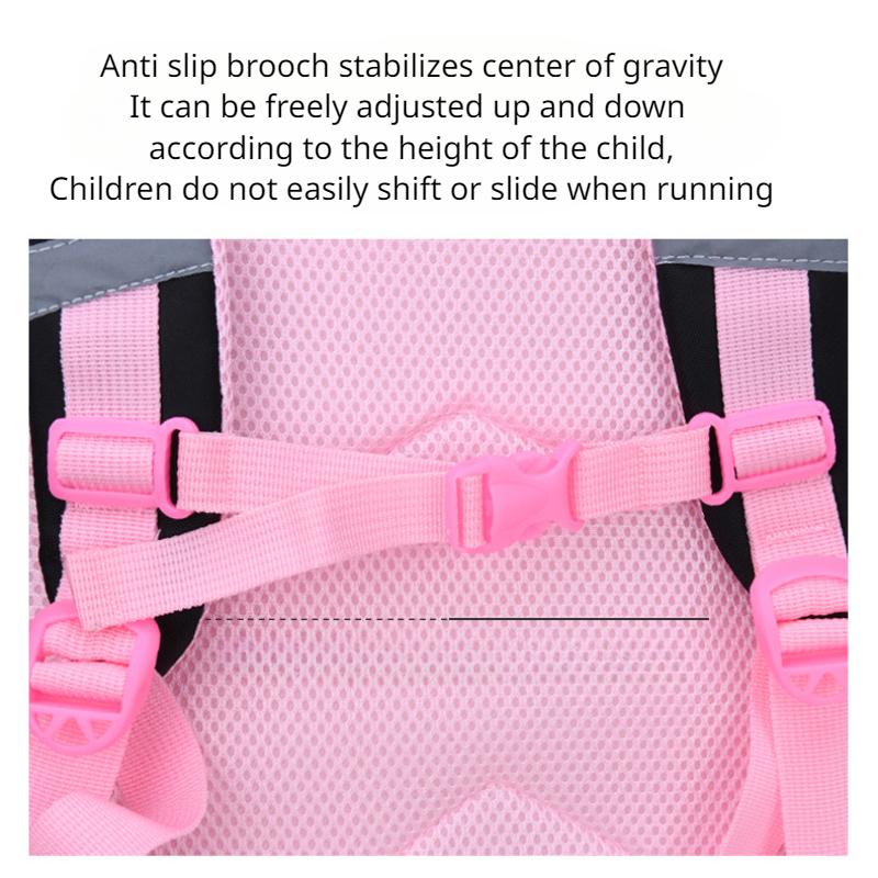 Grade 1-6 Children School Bags for Girls Cut Cat Printed 3 PCS Set Primary School Backpack Kids School Bookbag with Handbag Pencil Case