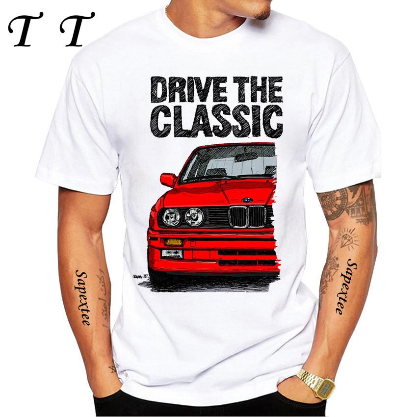 Retro Turbo Classic E36 E28 Evolution Car Fan T-Shirt Men Short Sleeve Hip Hop Boy Casual Tops Retro Legend E30 Car Design Tees
