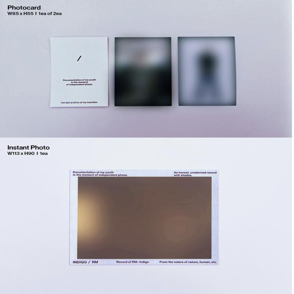 BTS RM - 1st Solo Album[INDIGO] (Postcard Edition / Weverse Albums Ver.)