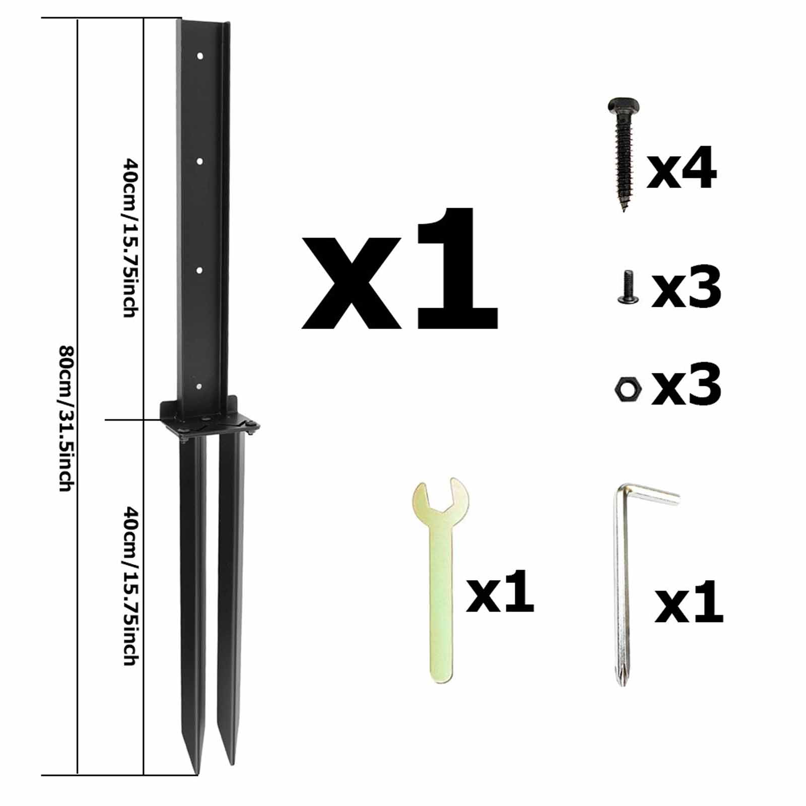 

Комплект анкеров для столбов забора – Поддержка для деревянных столбов, Спинка и Инструменты для усиления для садового и уличного ограждения One Size