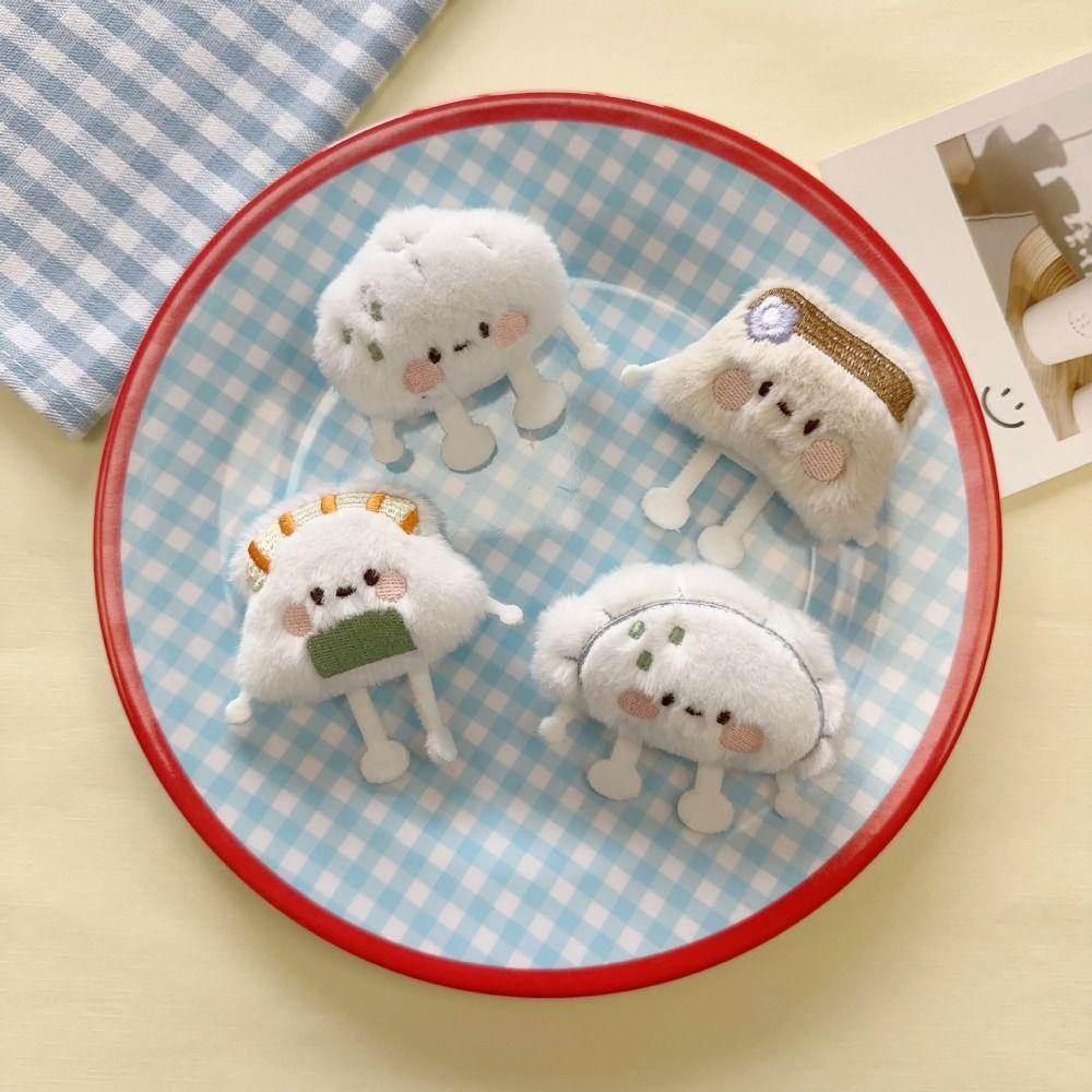 Dumpling Sushi Dolls Pendant Steamed Stuffed Bun Mini Stuffed Dumpling Doll Decoration Accessories