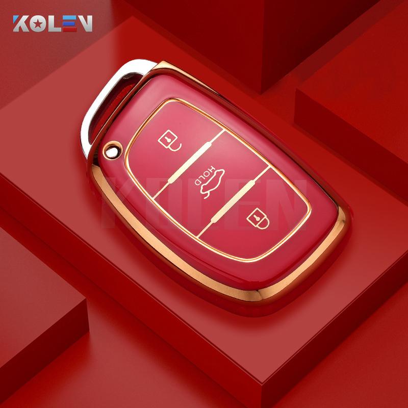 Fashion Tpu Car Remote Key Case Cover Shell For Hyundai Tucson Sonata Fe Creta Ix25 Ix35 Ix45 Solaris Elantra Accent I10 I20 I30